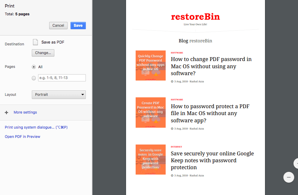 WebPage Printer-Friendly: How to Hide unwanted Elements? 1