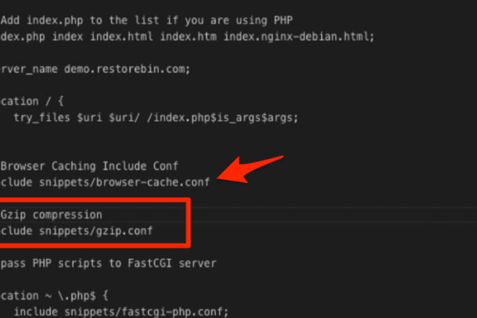 Enable Leverage Browser Cache and Gzip Compression in Nginx 12