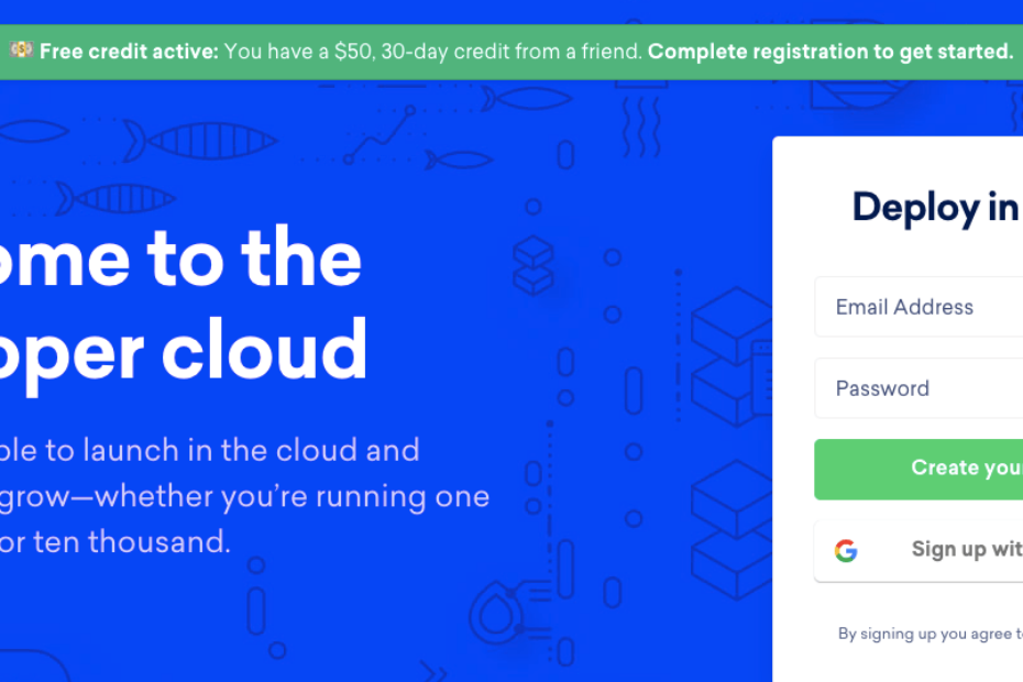 Create Ubuntu Cloud Server on DigitalOcean with $200 Free Credits! 1