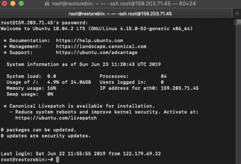 LEMP Stack on Ubuntu Cloud Server