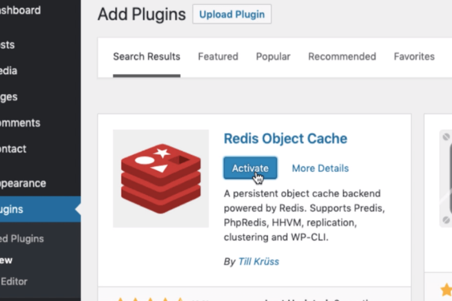 Setup Redis Object Cache to Optimize WordPress Database 10