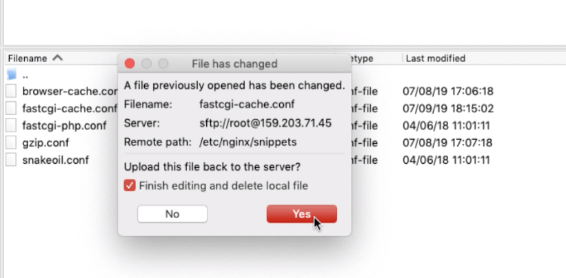 Saving FastCGI Cache in Ubuntu Cloud Server
