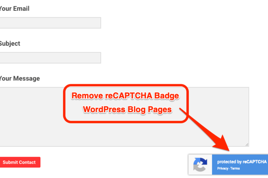 How to hide or remove reCAPTCHA badge (V3) from WP? 5