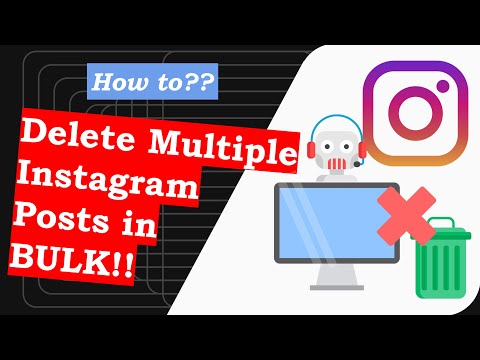 How to Mass Delete Multiple Instagram Posts in Bulk?